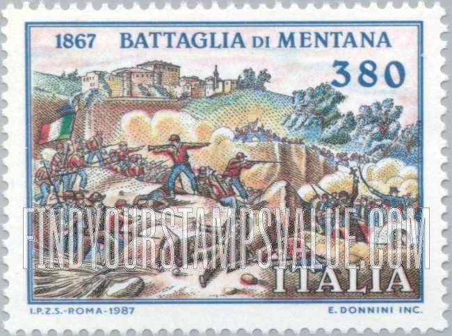 FindYourStampsValue: Battle of Mentana, 120th Anniversary