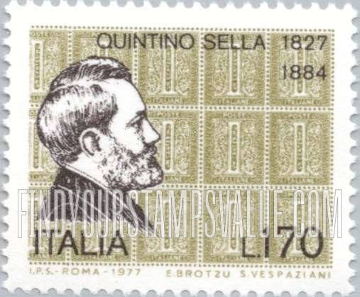 FindYourStampsValue: Quintino Sella and Italy Nomber 24