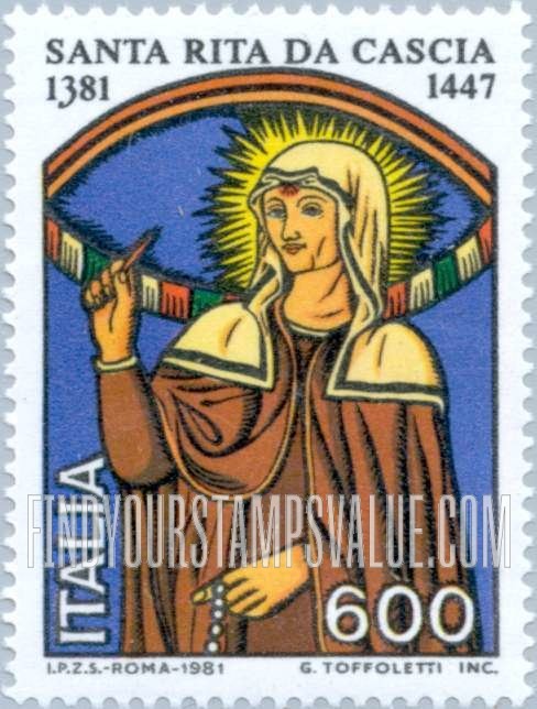 FindYourStampsValue: St. Rita Offering Thorn