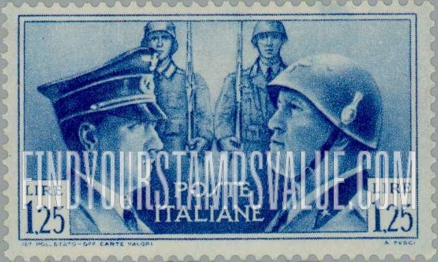 FindYourStampsValue: Hitler and Mussolini