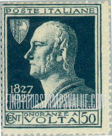 FindYourStampsValue: Alessandro Volta