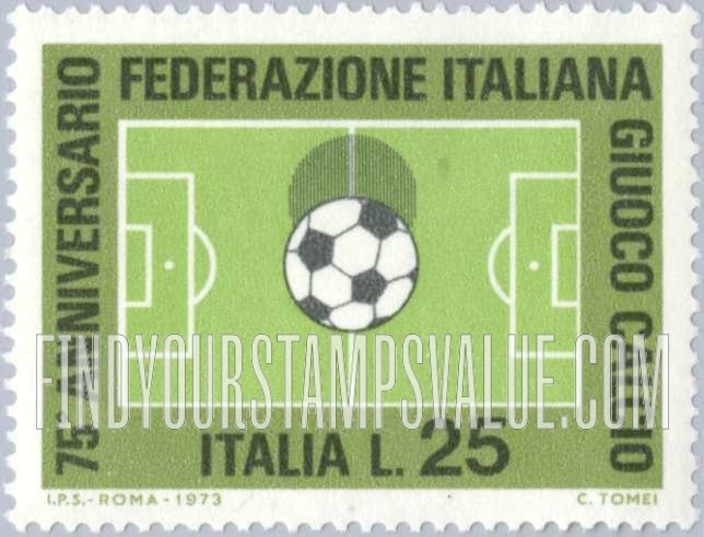 FindYourStampsValue: Soccer Field and Ball