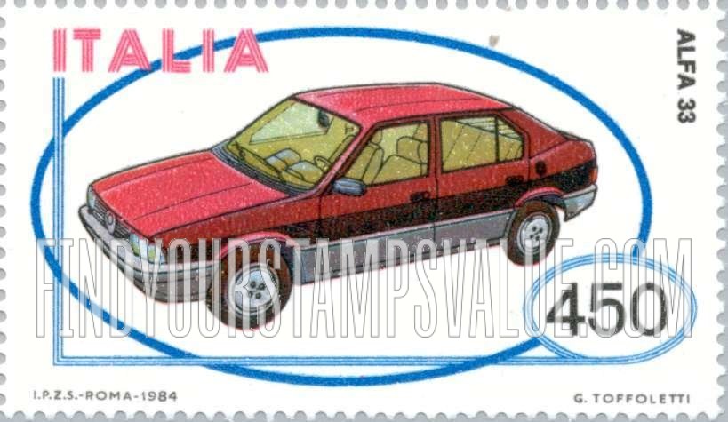 FindYourStampsValue: Alfa-33 car