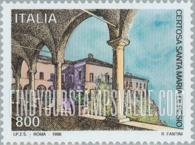 FindYourStampsValue: Carthusian Monastery of Santa Maria di Pesio, 825th Anniversary