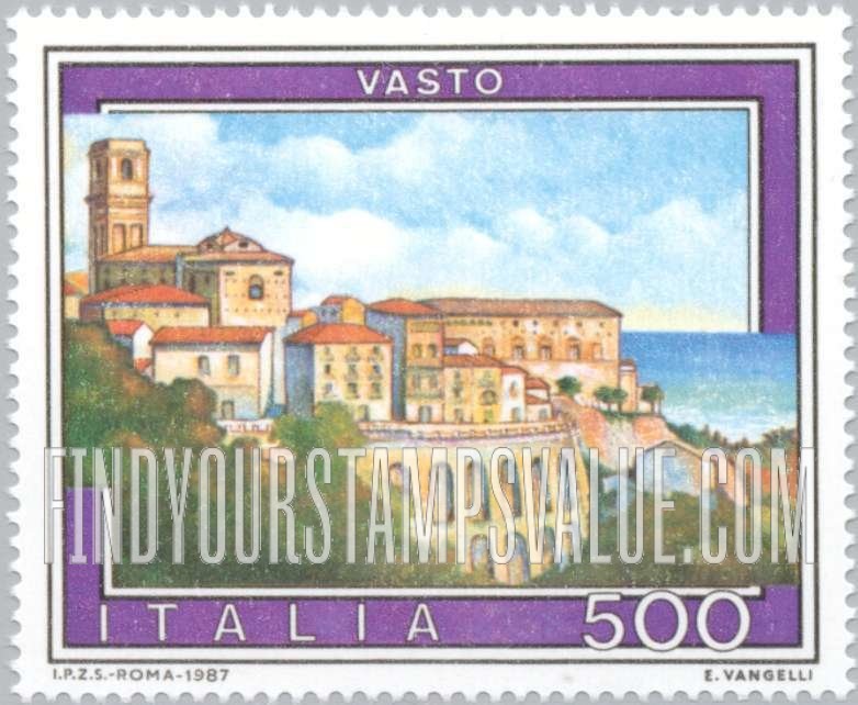 FindYourStampsValue: Tourist Type of 1974: Vasto