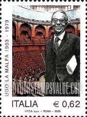 FindYourStampsValue: Ugo La Malfa (1903-79), Government Minister