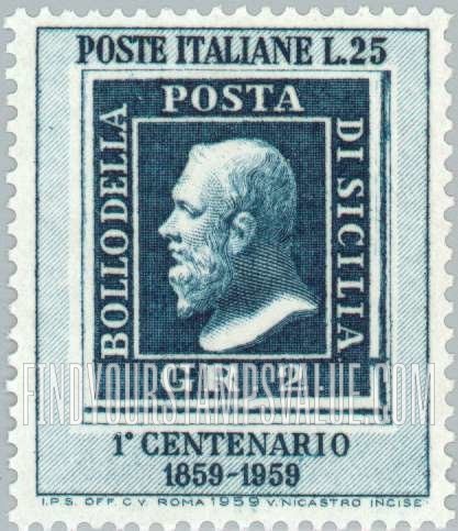 FindYourStampsValue: Stamp of Sicily