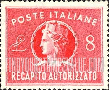 FindYourStampsValue: AUTHORIZED DELIVERY - “Italia”