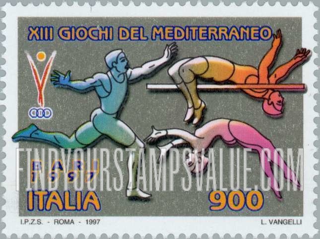 FindYourStampsValue: 13th Mediterranean Games, Bari