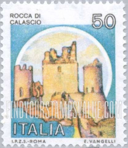 FindYourStampsValue: Castles: Rocca di Calascio
