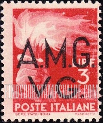 FindYourStampsValue: VENEZIA GIULIA - Torch: Stamps of Italy, 1945-47