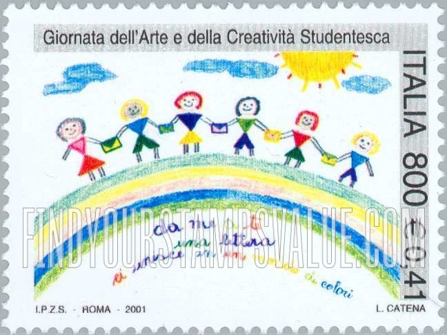 FindYourStampsValue: Art and Student Creativity Day: Lucia Catena