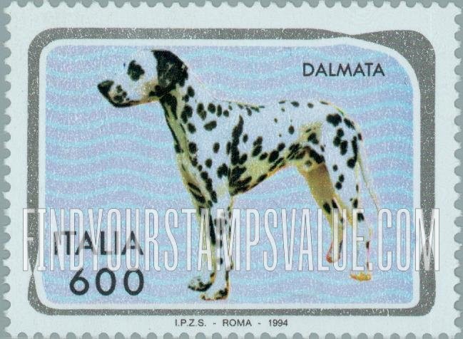 FindYourStampsValue: Dogs: Dalmatian