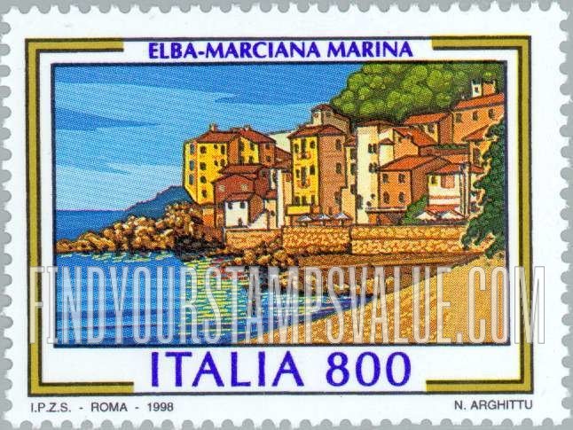FindYourStampsValue: Tourism: Marciana Marina, Elba Island
