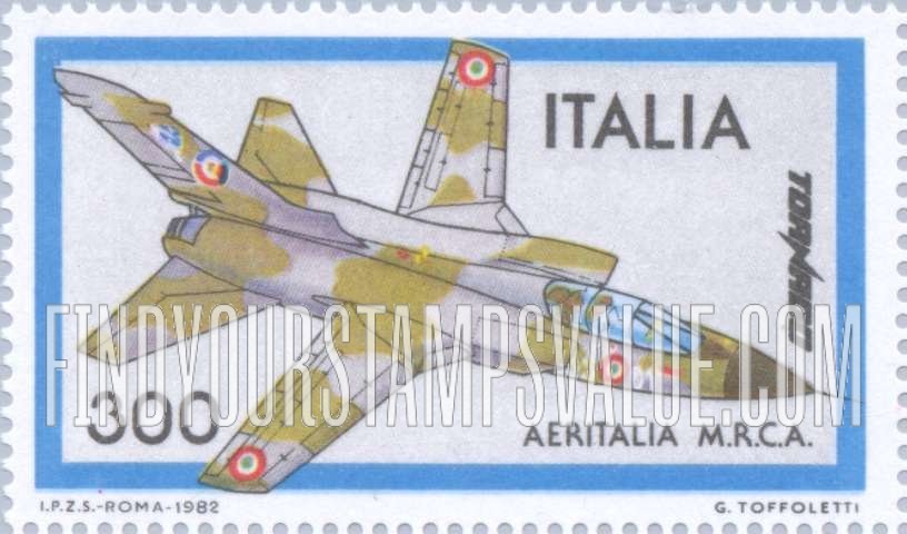FindYourStampsValue: Aircraft Type of 1981: Aeritalia MRCA