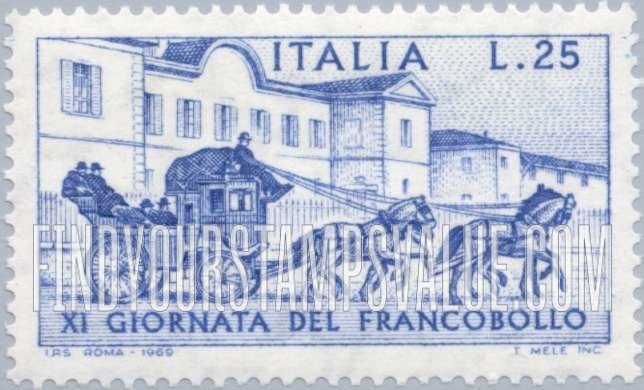 FindYourStampsValue: Sondrio-Tirano Stagecoach, 1903