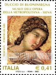 FindYourStampsValue: Maest`a, by Duccio di Buoninsegna