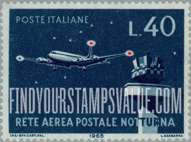 FindYourStampsValue: Control tower and plane