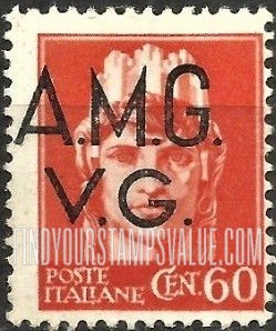 FindYourStampsValue: VENEZIA GIULIA - “Italia”: On Stamps of 1945