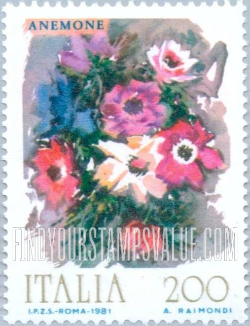 FindYourStampsValue: Anemones