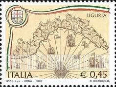 FindYourStampsValue: Italian Regions: Liguria