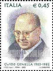 FindYourStampsValue: Guido Gonella (1905-82), Politician, Journalist