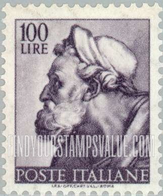 FindYourStampsValue: Designs from Sistine Chapel by Michelangelo: Ezekiel