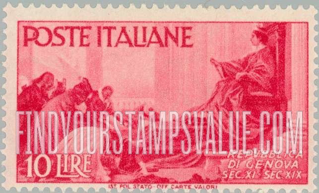 FindYourStampsValue: Republic of Genoa