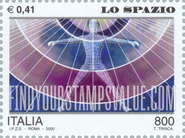 FindYourStampsValue: Millennium Type of 2000: Space