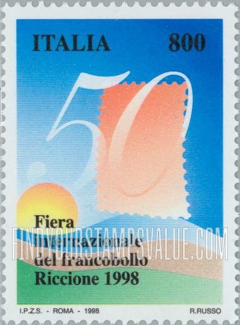 FindYourStampsValue: Riccione International Stamp Fair, 50th Anniversary