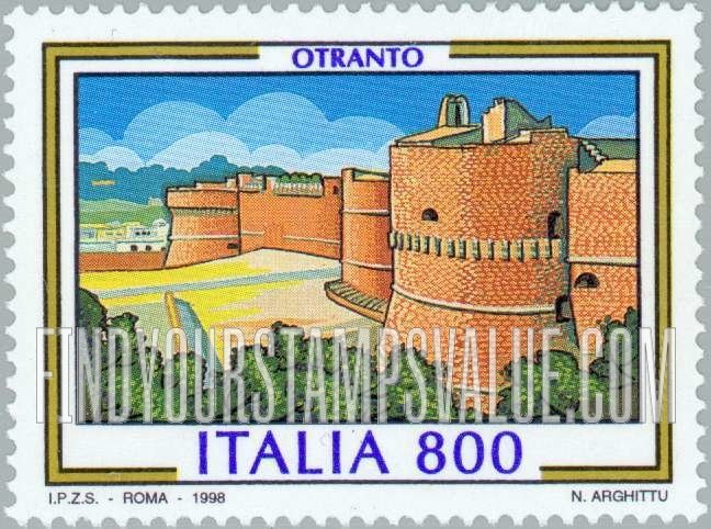 FindYourStampsValue: Tourism: Castle, Otranto