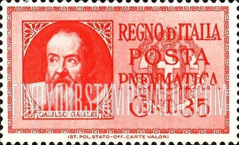 FindYourStampsValue: PNEUMATIC POST - Galileo Galilei