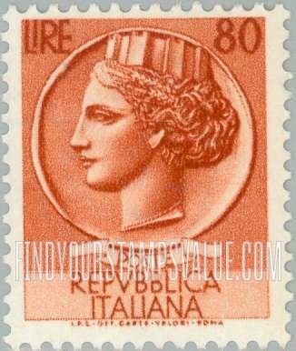 FindYourStampsValue: “Italia” after Syracusean Coin