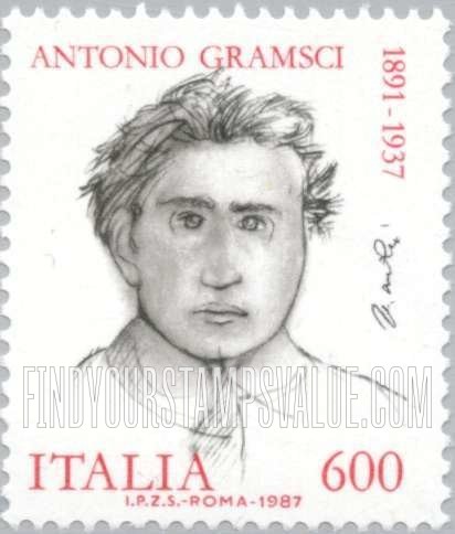 FindYourStampsValue: Antonio Gramsci (1891-1937), Author and Artist