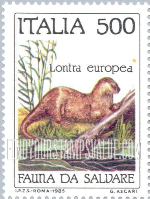 FindYourStampsValue: Nature Conservation: European beaver