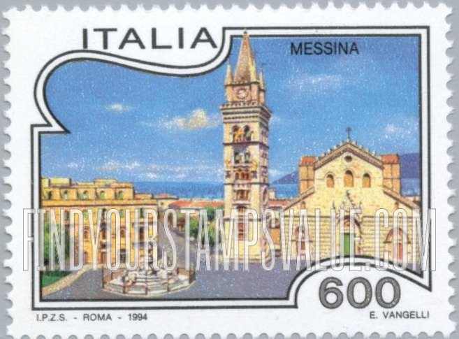 FindYourStampsValue: Tourism Type of 1993: Messina