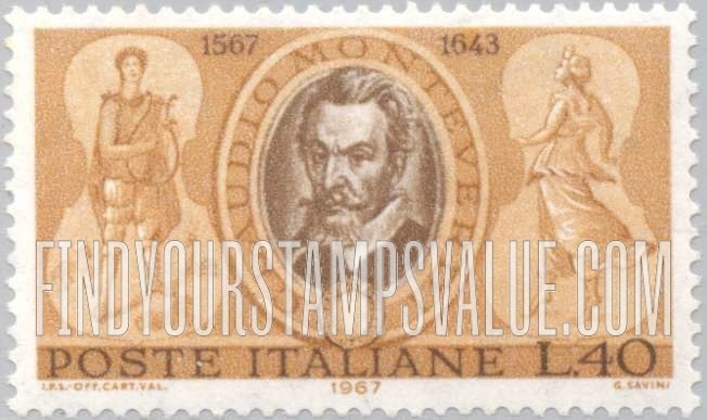 FindYourStampsValue: Claudio Monteverdi and Characters from “Orfeo”