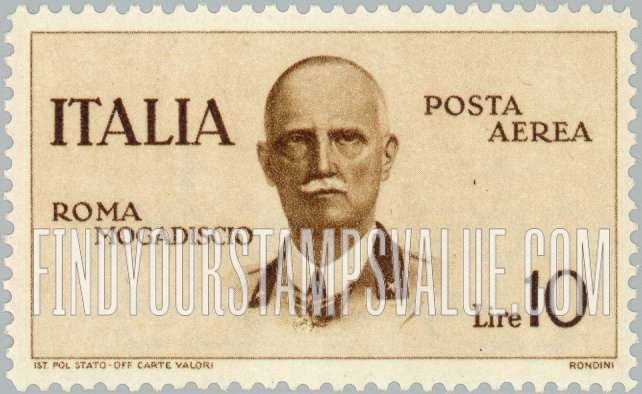 FindYourStampsValue: AIR POST - King Victor Emmanuel III