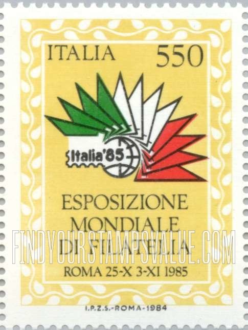 FindYourStampsValue: Italia β85 emblem