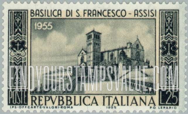 FindYourStampsValue: Basilica of St. Francis, Assisi