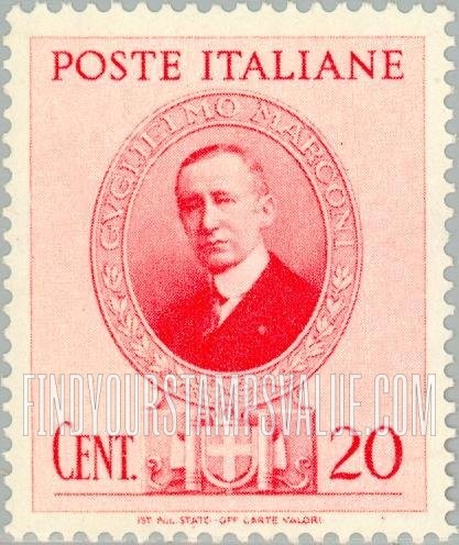 FindYourStampsValue: Guglielmo Marconi