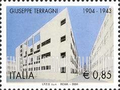 FindYourStampsValue: Casa del Fascio, Como, Designed by Giuseppe Terragni (1904-43), Architect