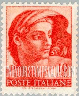 FindYourStampsValue: Designs from Sistine Chapel by Michelangelo: Heads of various “slaves”