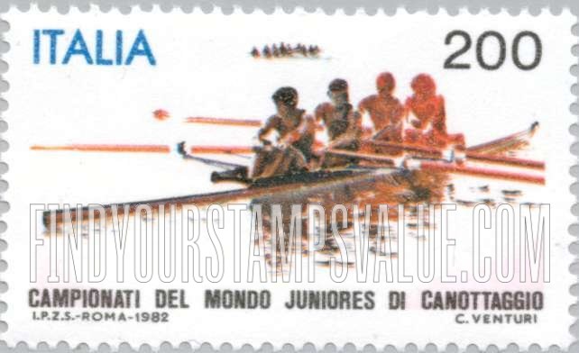 FindYourStampsValue: World Junior Canoeing Championship