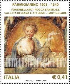FindYourStampsValue: Francesco Mazzola “Il Parmigianino,” (1503-40), Painter