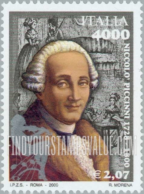 FindYourStampsValue: Niccolò Piccinni (1728-1800), Opera Composer