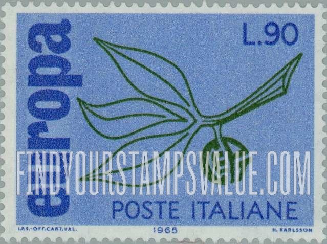 FindYourStampsValue: Europa Issue, 1965: Common Design Type