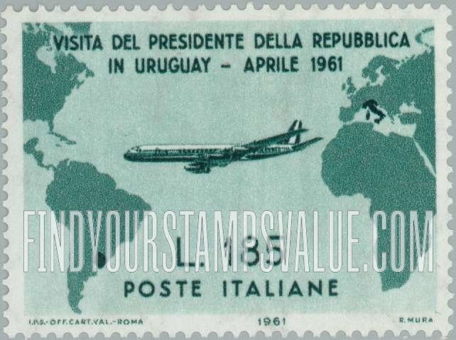 FindYourStampsValue: Italy to Uruguay