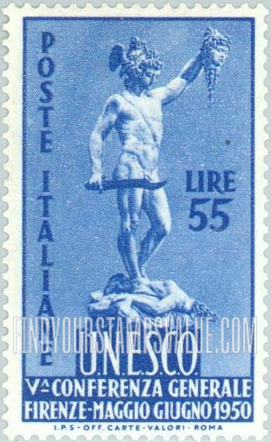 FindYourStampsValue: “Perseus” by Cellini