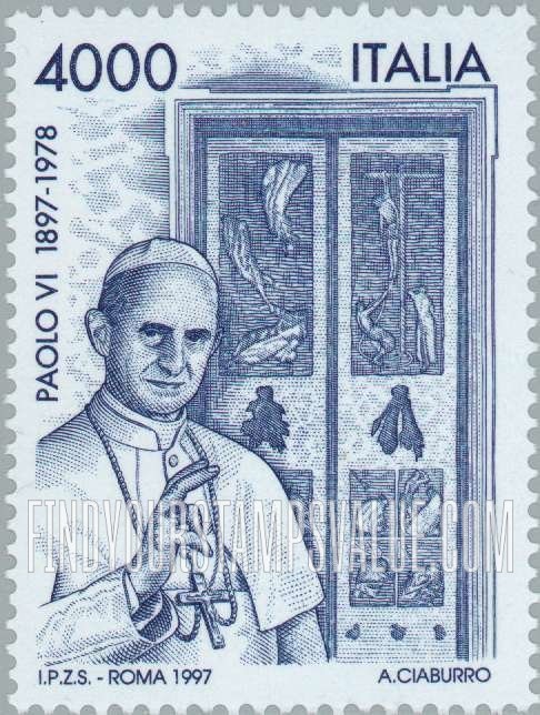 FindYourStampsValue: Pope Paul VI (1897-1978)